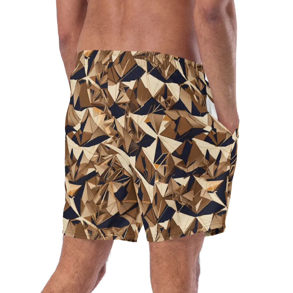 Gilded Fold on Swim Trunks — Right Back