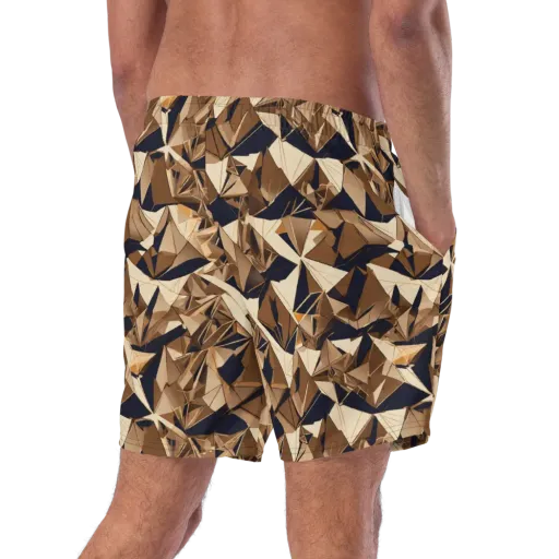 Gilded Fold on a Swim Trunks