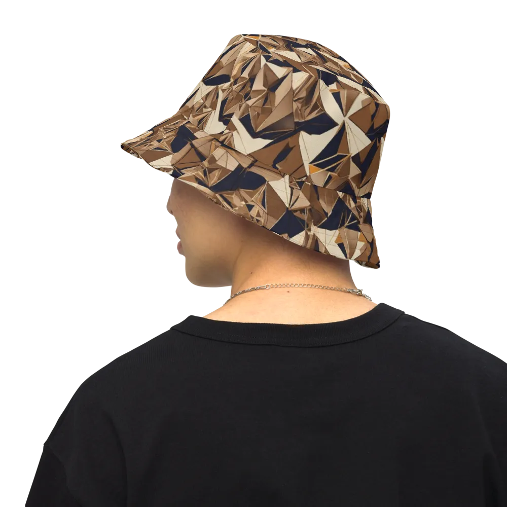 Gilded Fold on Reversible Bucket Hat — Back Inside