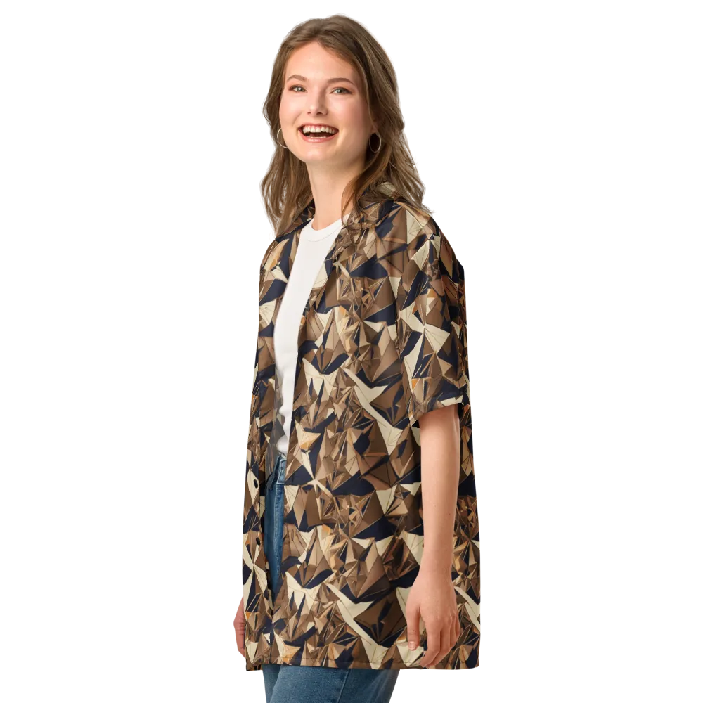 Gilded Fold on Button Shirt — Left Front
