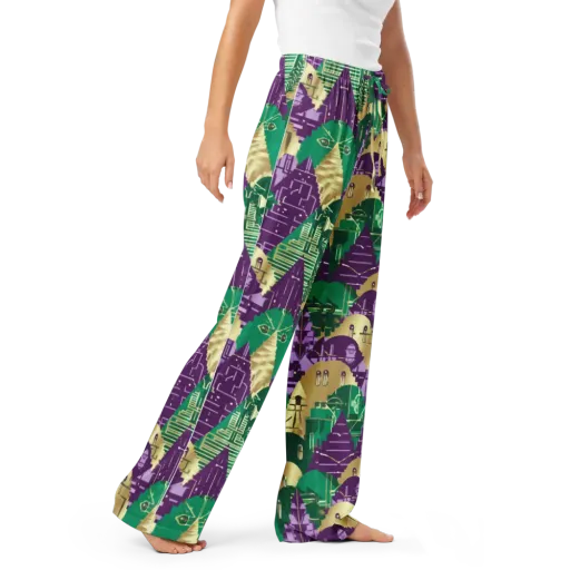 Gilded Futurism Women's Pajama Pants on model