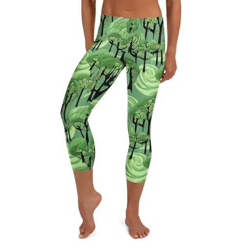 Mosswood Echo on a Capri Leggings