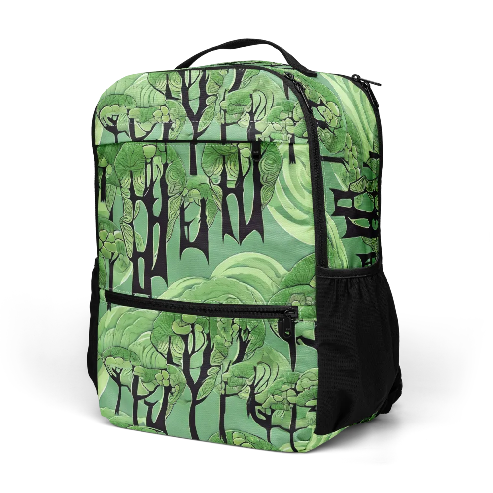 Mosswood Echo on Utility Backpack — Left Front