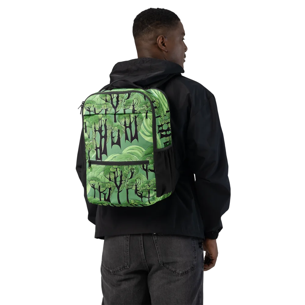 Mosswood Echo on Utility Backpack — Back