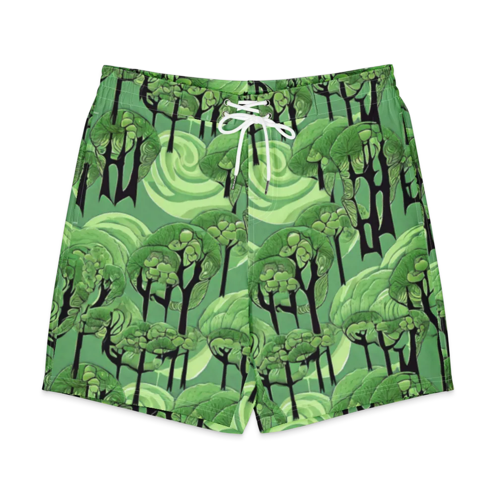 Mosswood Echo on Men's Board Shorts — Front