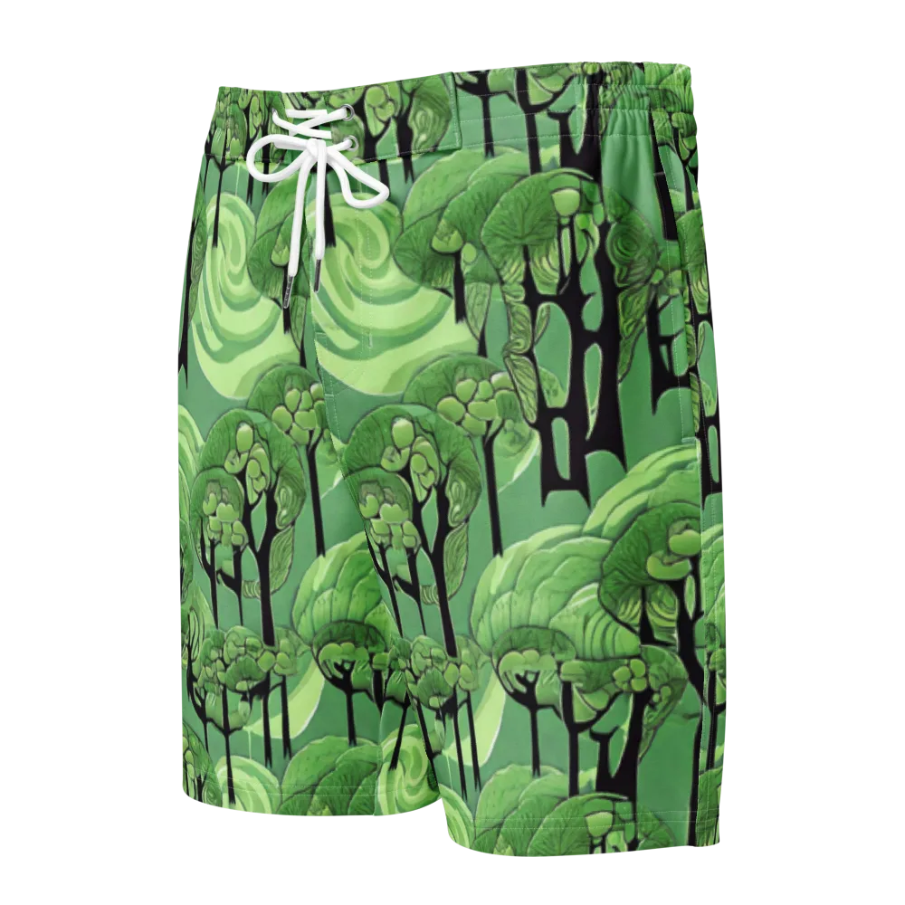 Mosswood Echo on Men's Board Shorts — Front