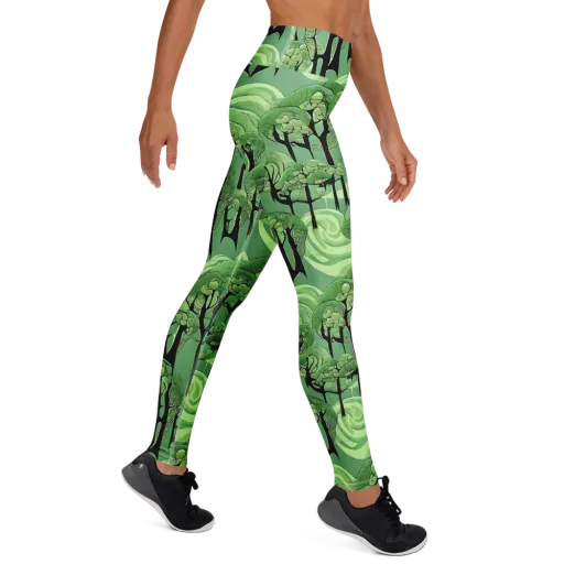Mosswood Echo on a Yoga Leggings