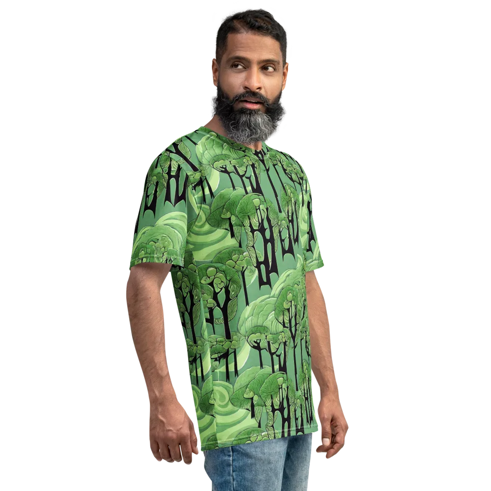 Mosswood Echo on Men's Crew Neck T-Shirt — Right