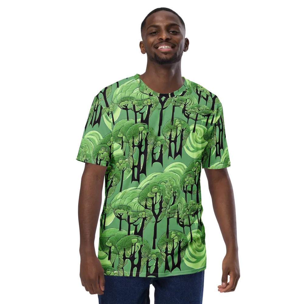 Mosswood Echo on Men's Crew Neck T-Shirt — Front