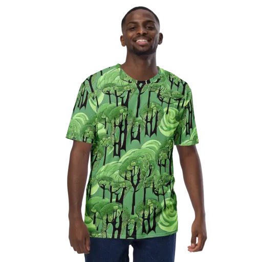 Mosswood Echo on a Men's Crew Neck T-Shirt