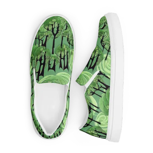 Mosswood Echo on a Men's Slip-On Canvas Shoes