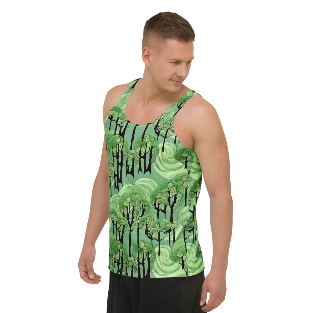 Mosswood Echo on Men's Tank Top — Left Front