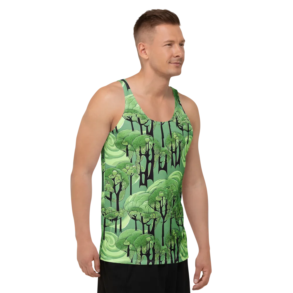 Mosswood Echo on Men's Tank Top — Right Front