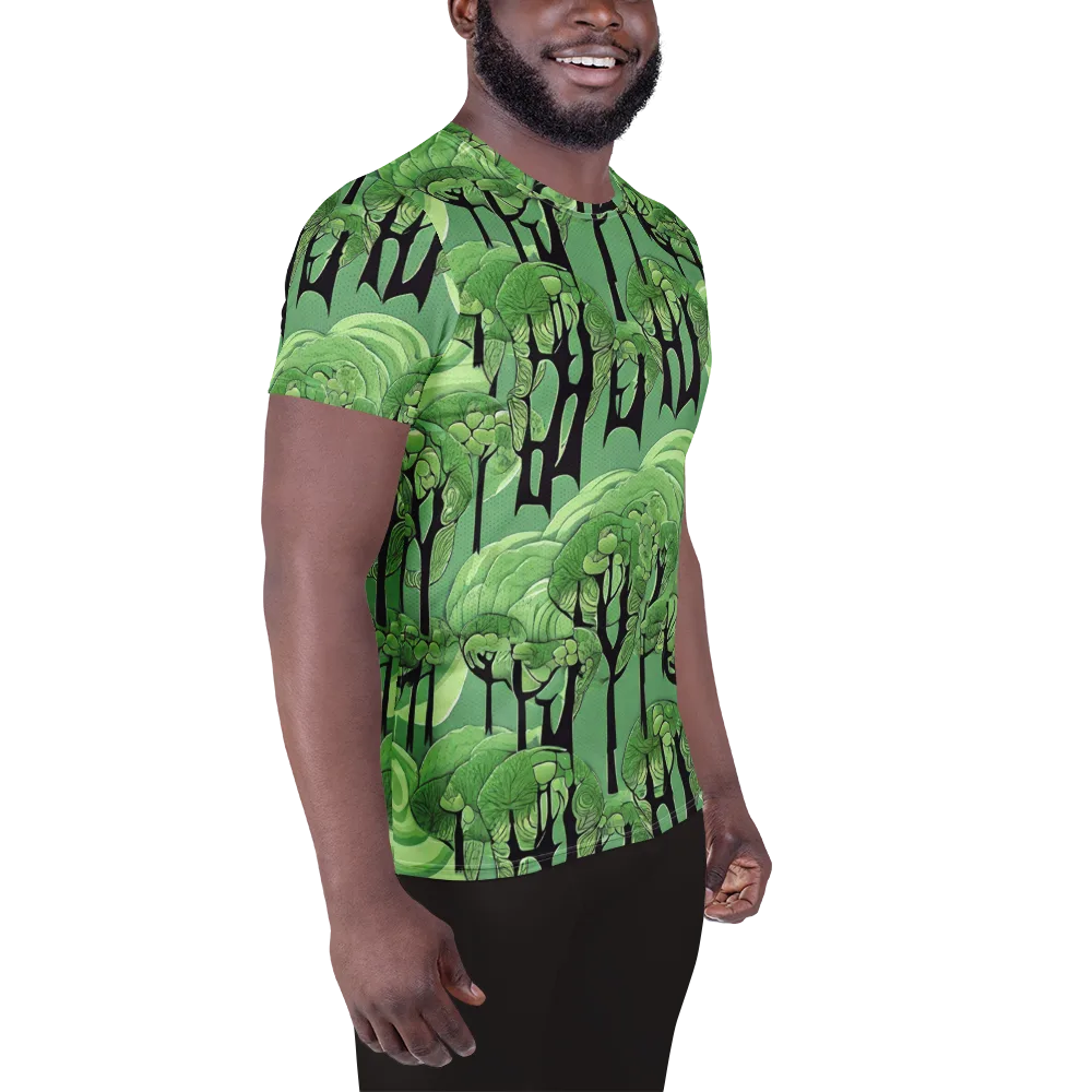 Mosswood Echo on Men's Athletic T-Shirt — Right