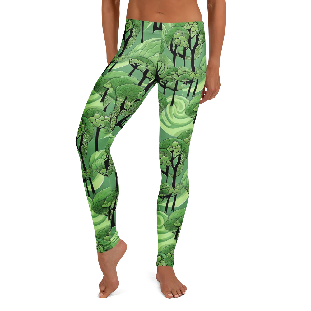 Mosswood Echo on Leggings — Front