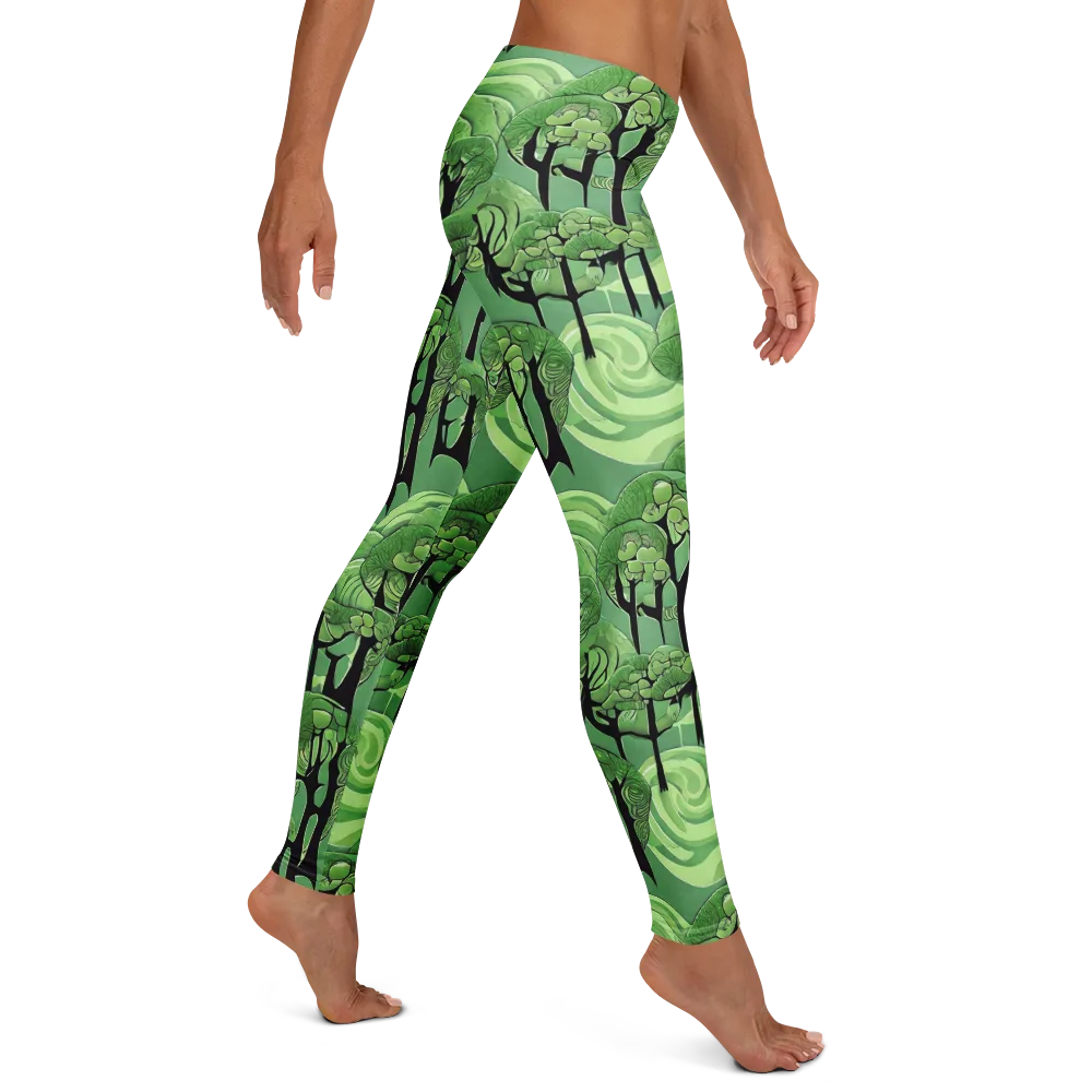 Mosswood Echo on Leggings — Right