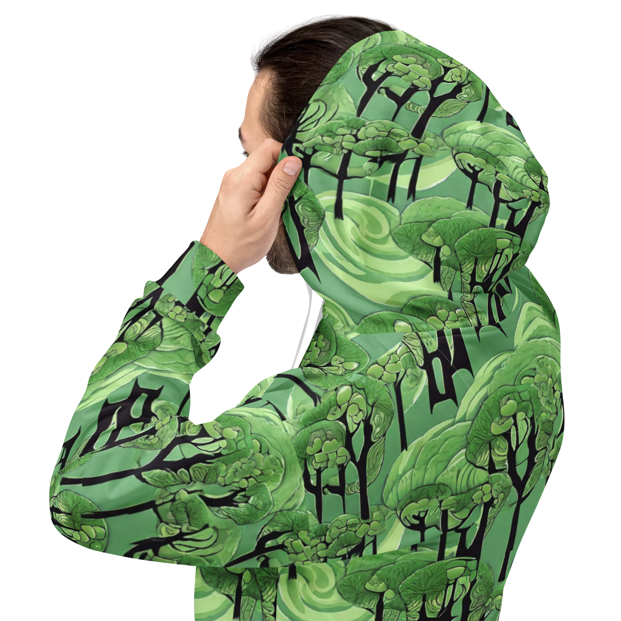 Mosswood Echo on Hoodie — Back