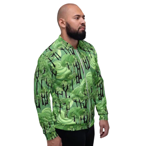 Mosswood Echo on a Bomber Jacket