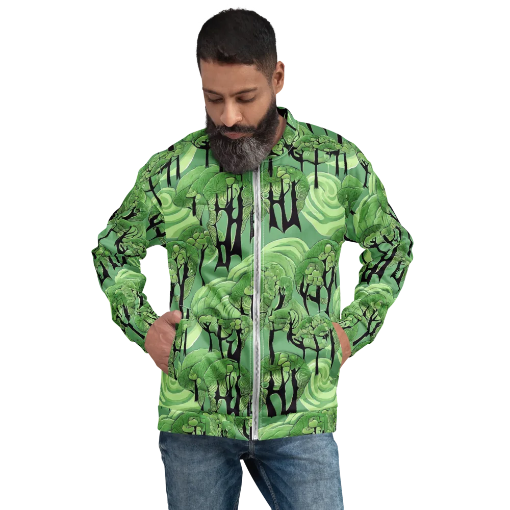 Mosswood Echo on Bomber Jacket — Front
