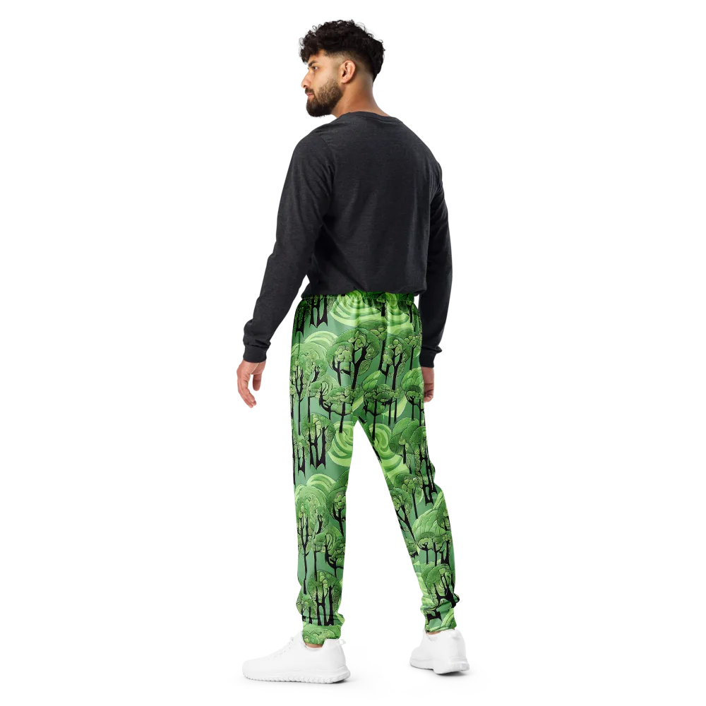 Mosswood Echo on Men's Joggers — Back