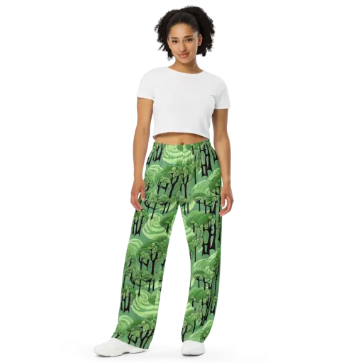 Mosswood Echo on a Wide-Leg Pants