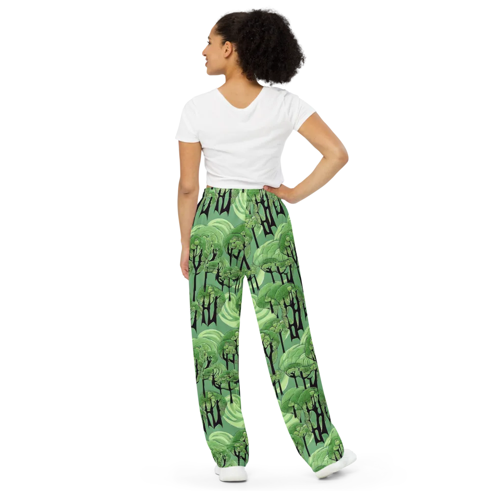 Mosswood Echo on Wide-Leg Pants — Back