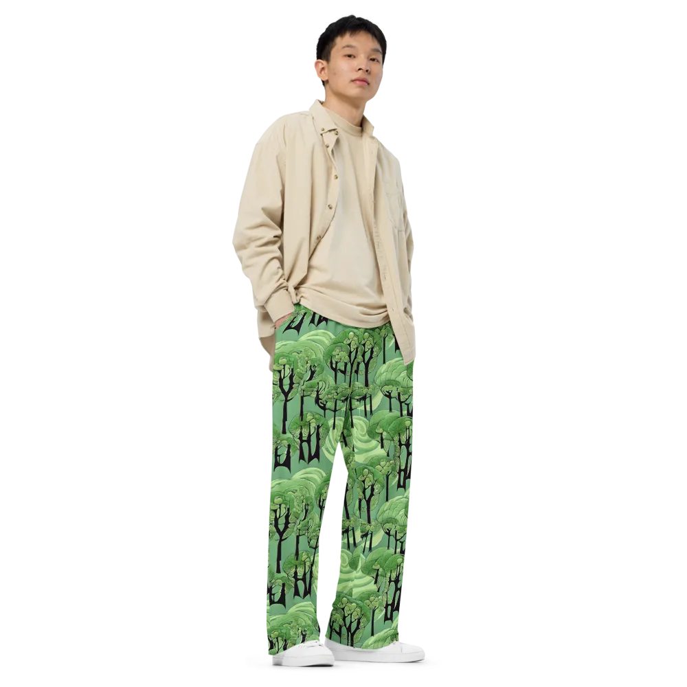 Mosswood Echo on Wide-Leg Pants — Right Front