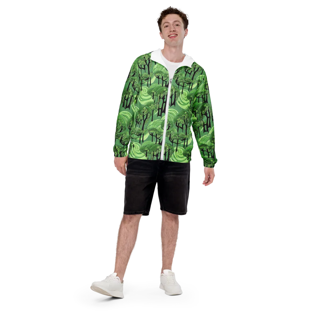 Mosswood Echo on Men's Windbreaker — Front