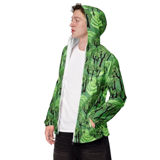 Mosswood Echo on a Men's Windbreaker