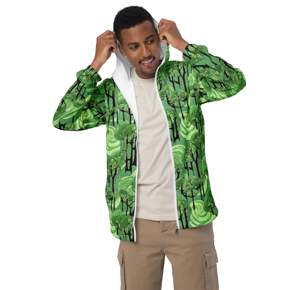 Mosswood Echo on Men's Windbreaker — Front