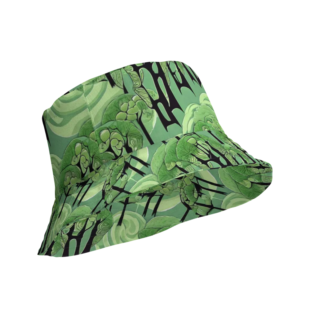 Mosswood Echo on Reversible Bucket Hat — Product details Outside