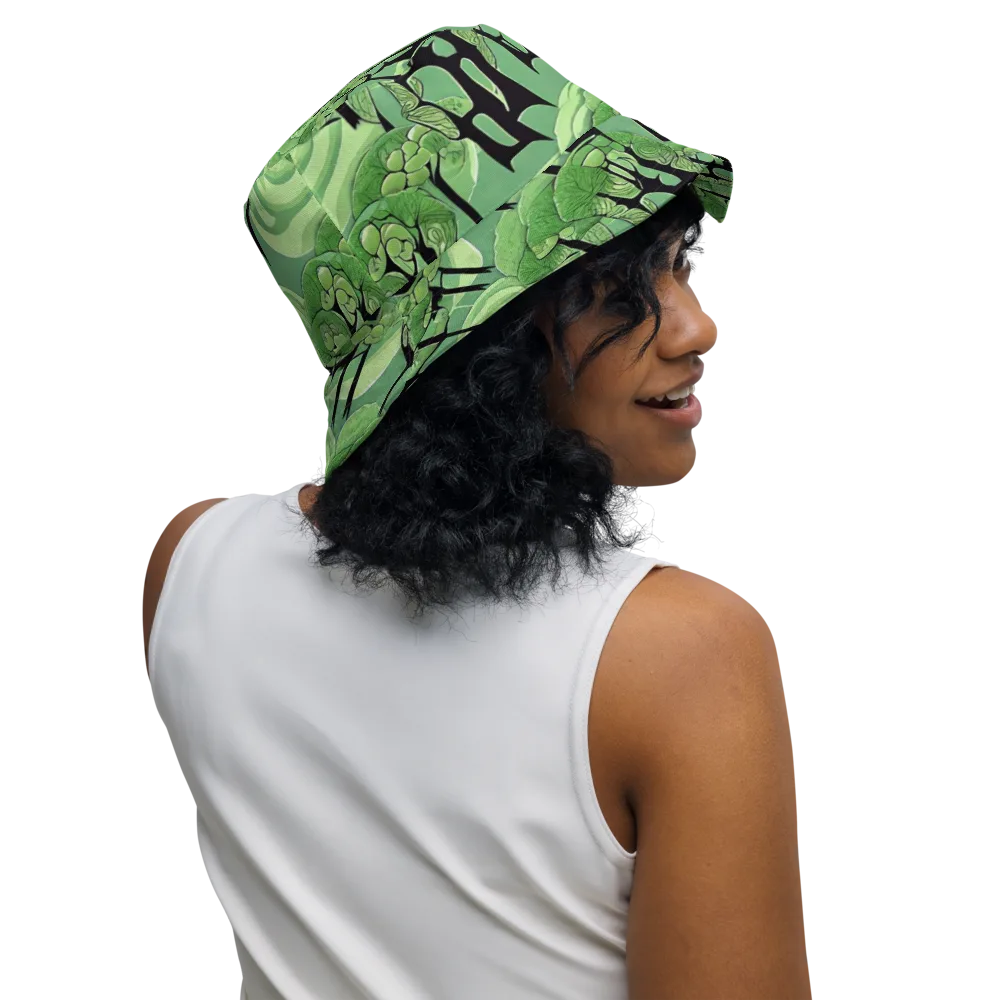 Mosswood Echo on Reversible Bucket Hat — Right Outside
