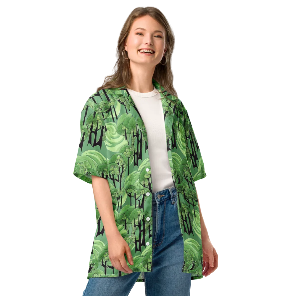 Mosswood Echo on Button Shirt — Front