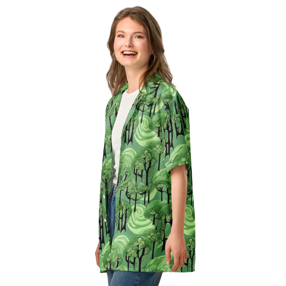 Mosswood Echo on Button Shirt — Left Front