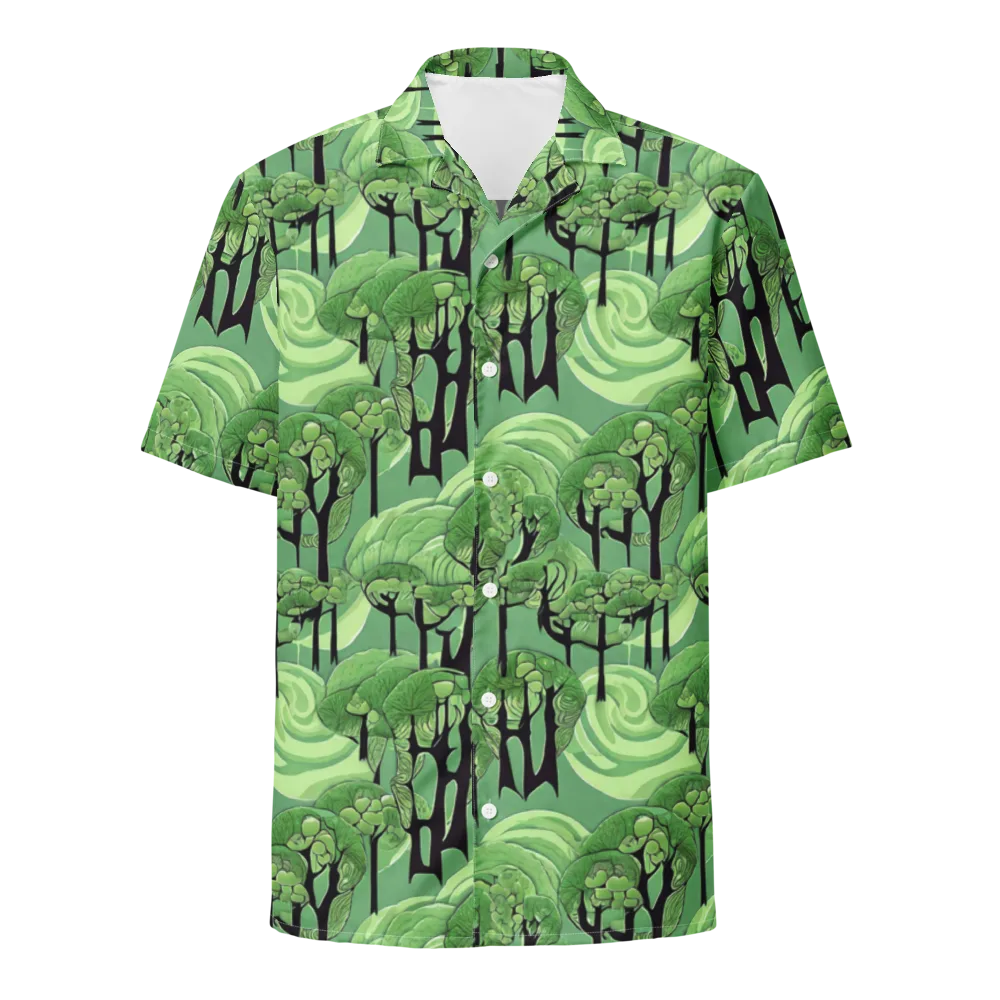 Mosswood Echo on Button Shirt — Front