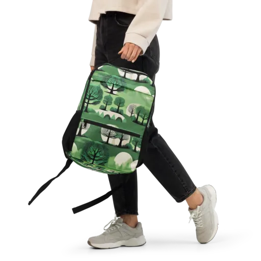 Verdant Tableau on a Utility Backpack