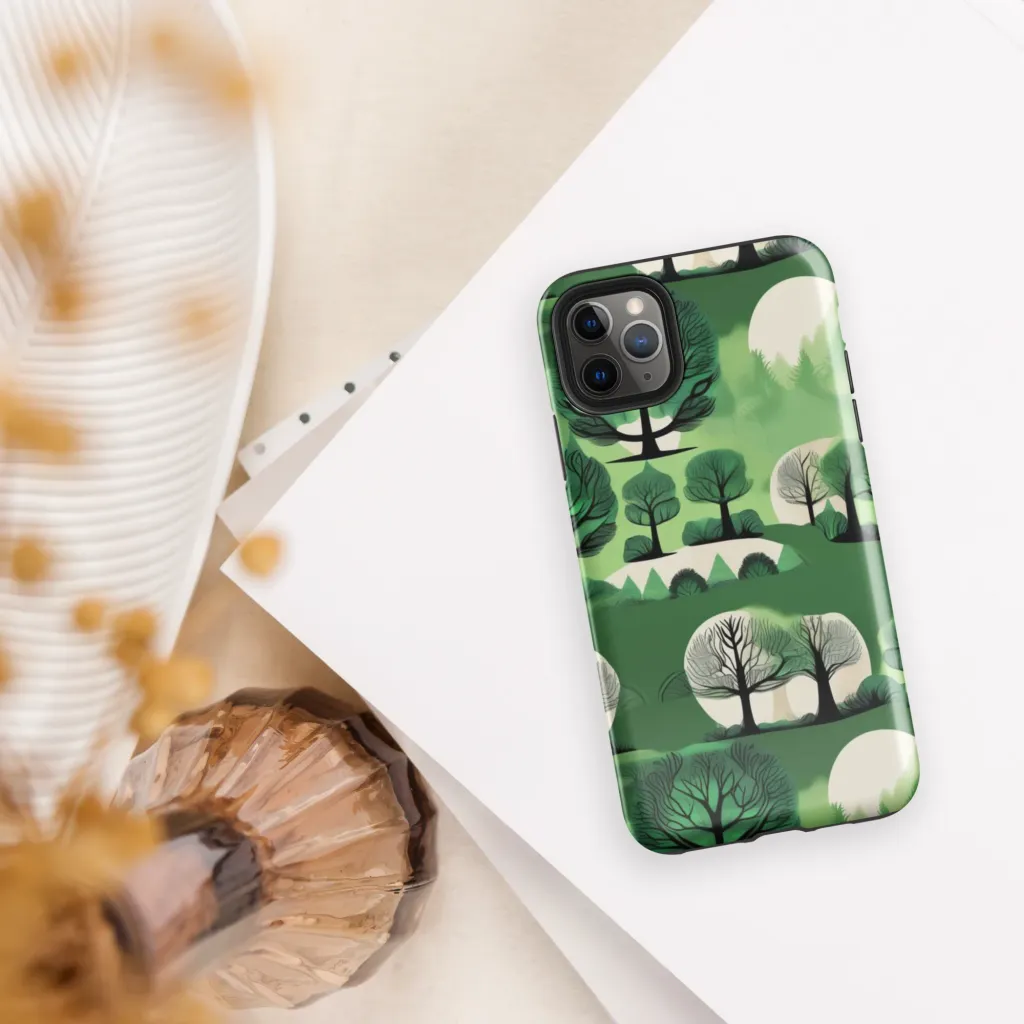Verdant Tableau on Tough Case for iPhone® — Front