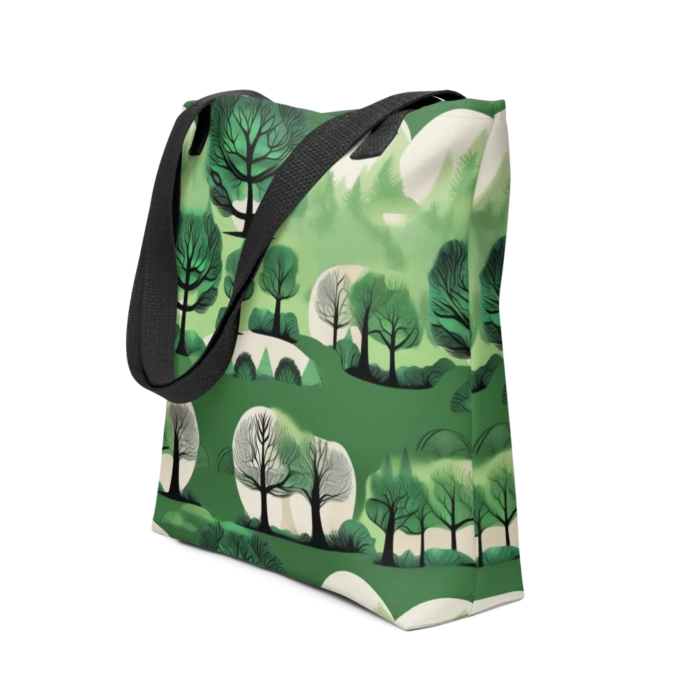 Verdant Tableau on Tote Bag — Front