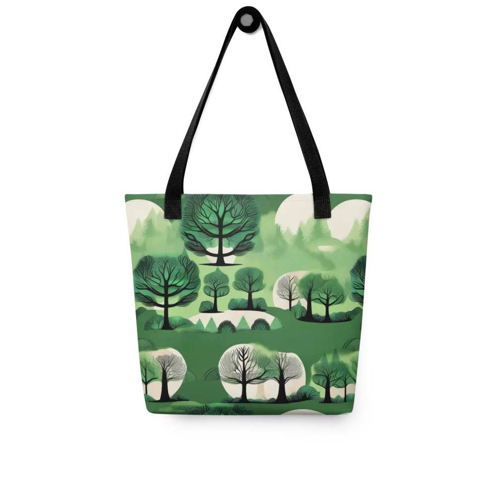 Verdant Tableau on Tote Bag — Front