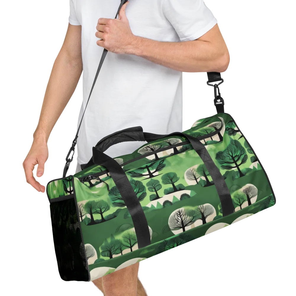 Verdant Tableau on Duffle Bag — Right Front