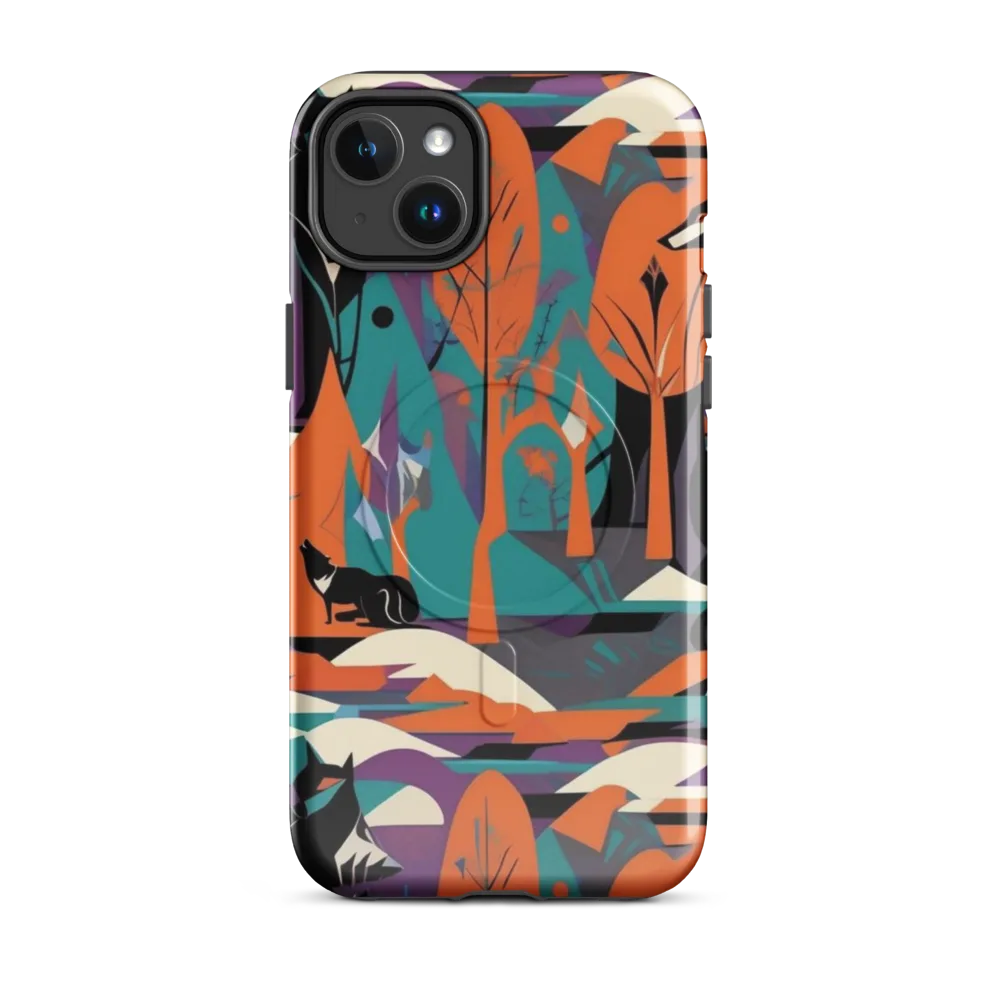 Vermilion Woodland on MagSafe Tough Case for iPhone® — Front