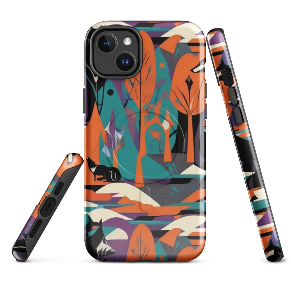 Vermilion Woodland on MagSafe Tough Case for iPhone® — Front