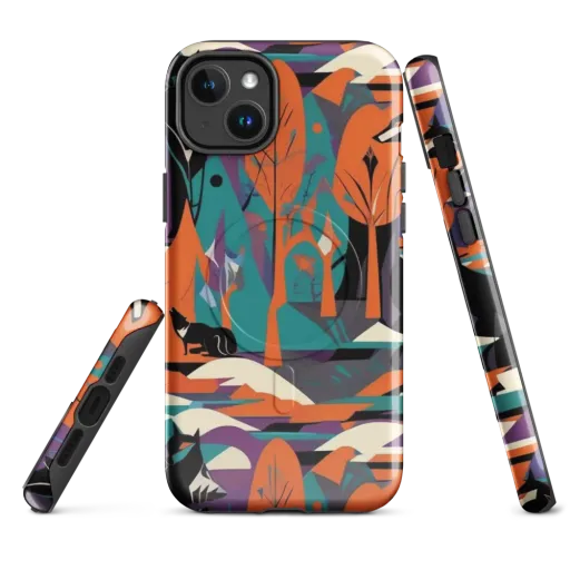 Vermilion Woodland on a MagSafe Tough Case for iPhone®