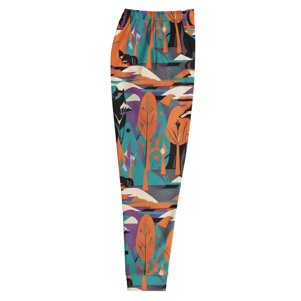 Vermilion Woodland on Men's Joggers — Right