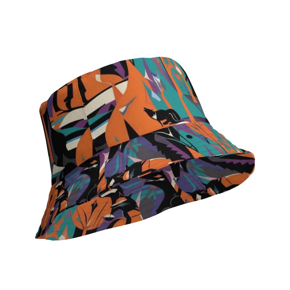 Vermilion Woodland on Reversible Bucket Hat — Product details Outside