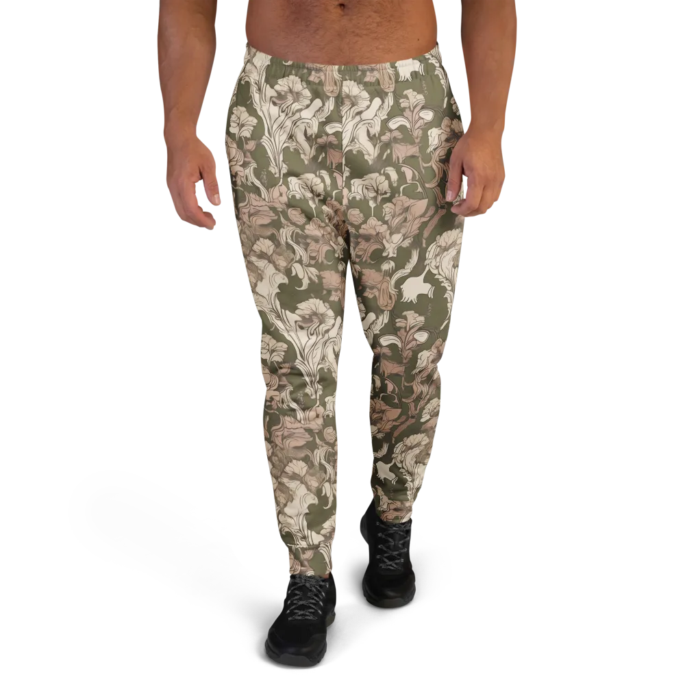 Moss Garden Reverie on Men's Joggers — Front
