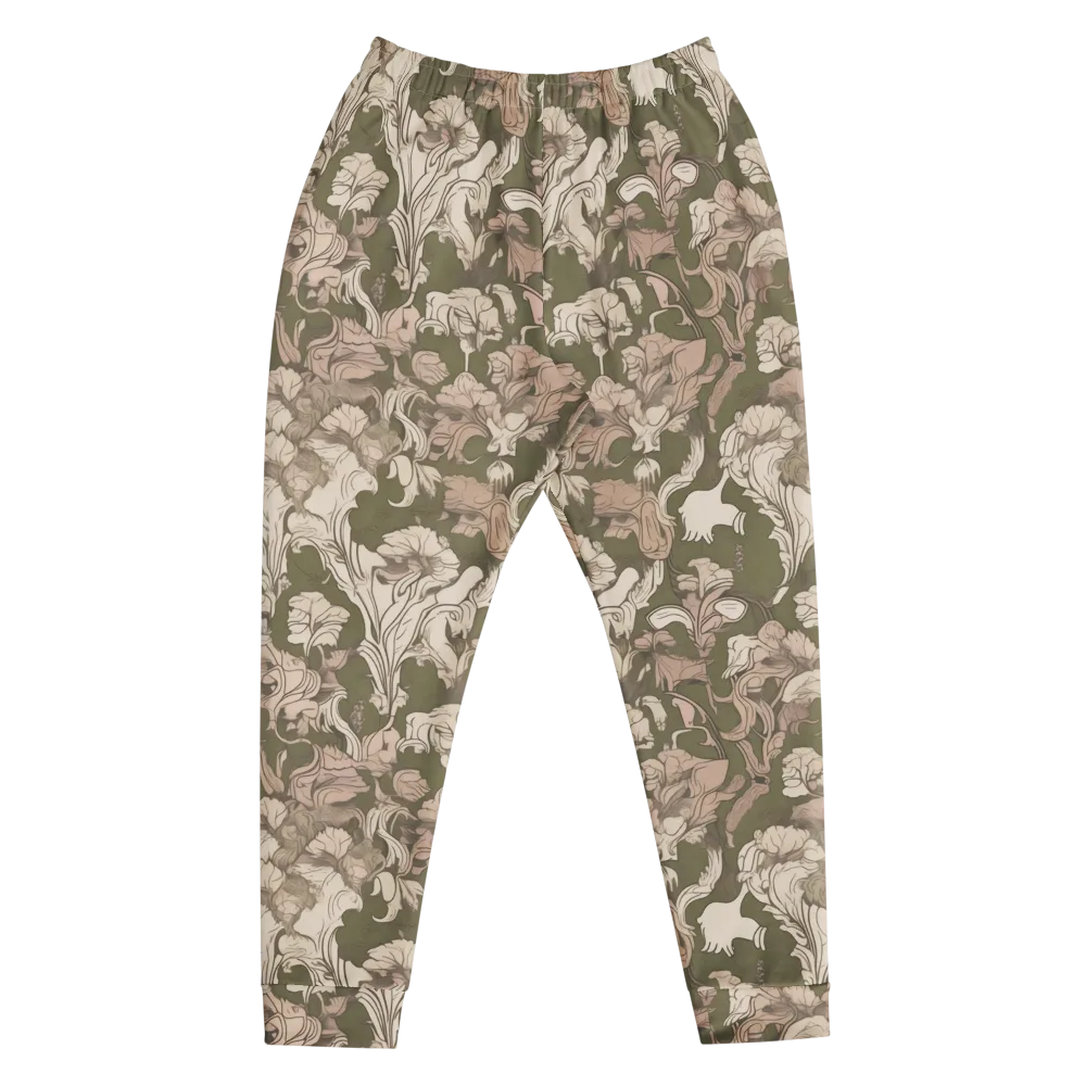 Moss Garden Reverie on Men's Joggers — Front