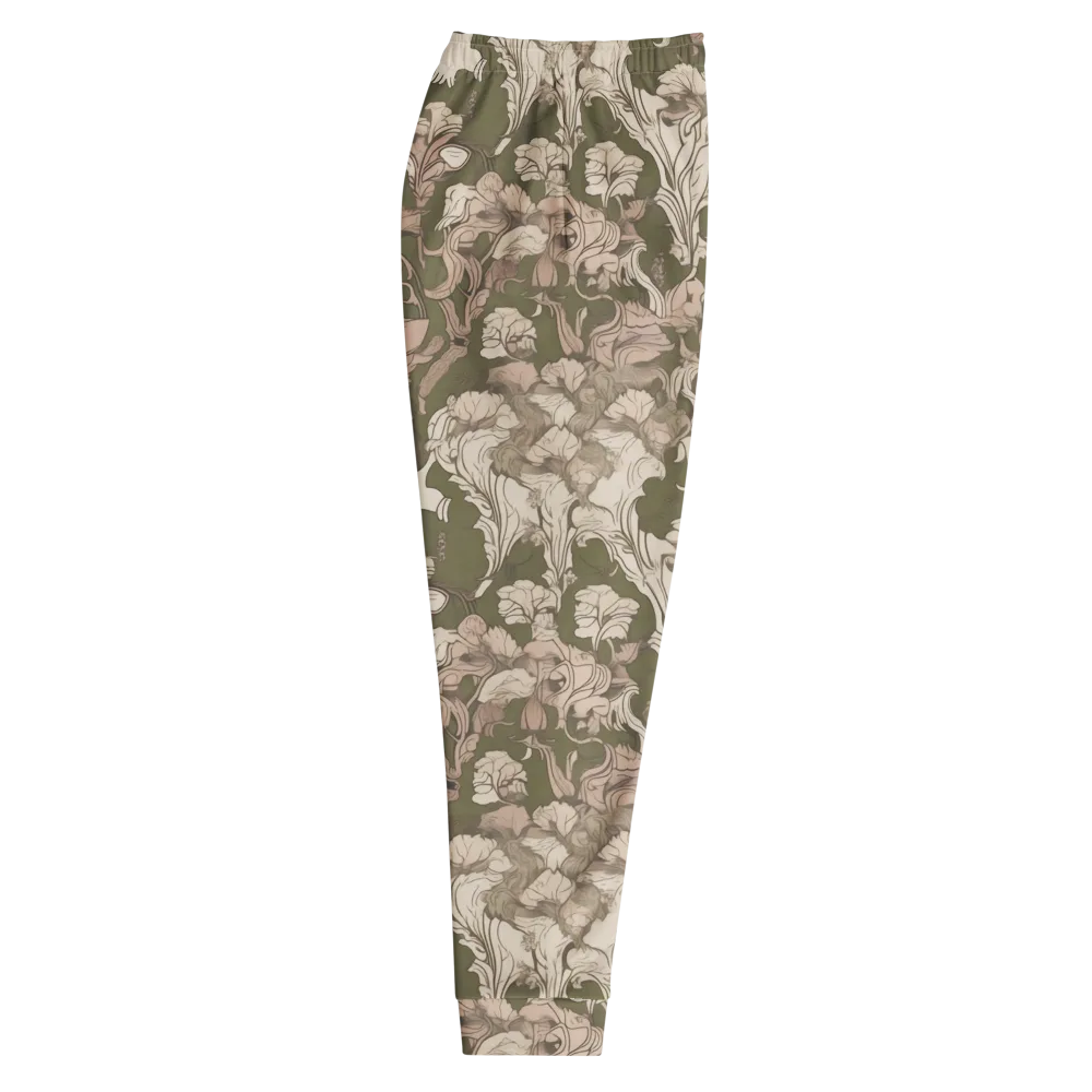 Moss Garden Reverie on Men's Joggers — Right