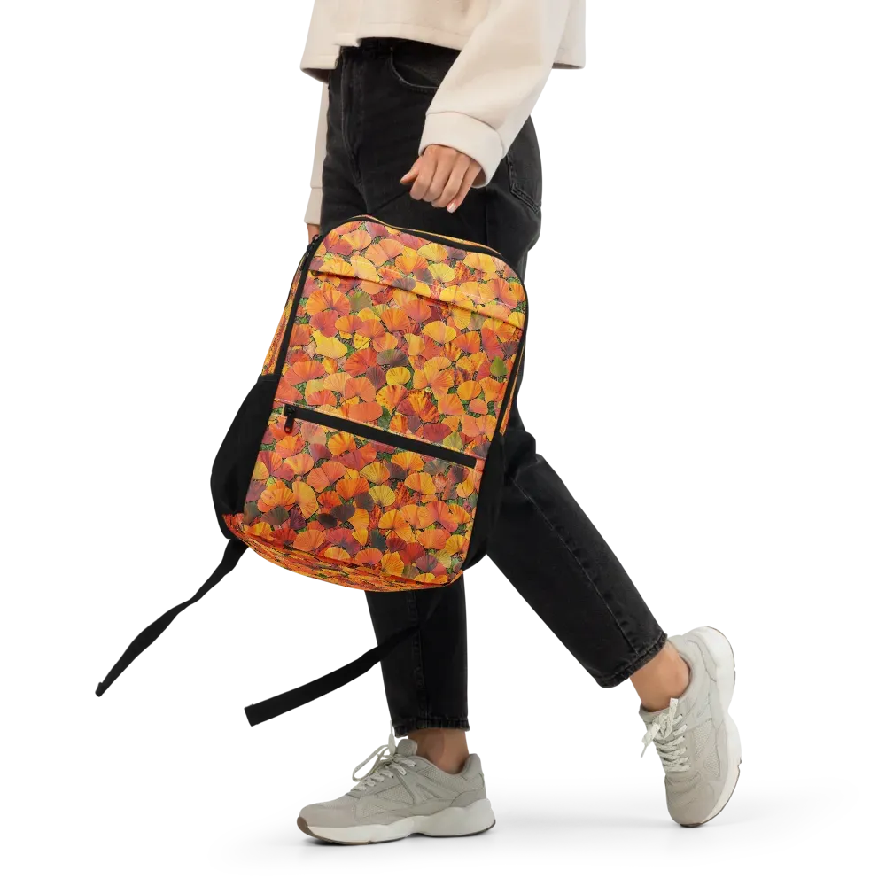 Ginkgo Inferno on Utility Backpack — Front