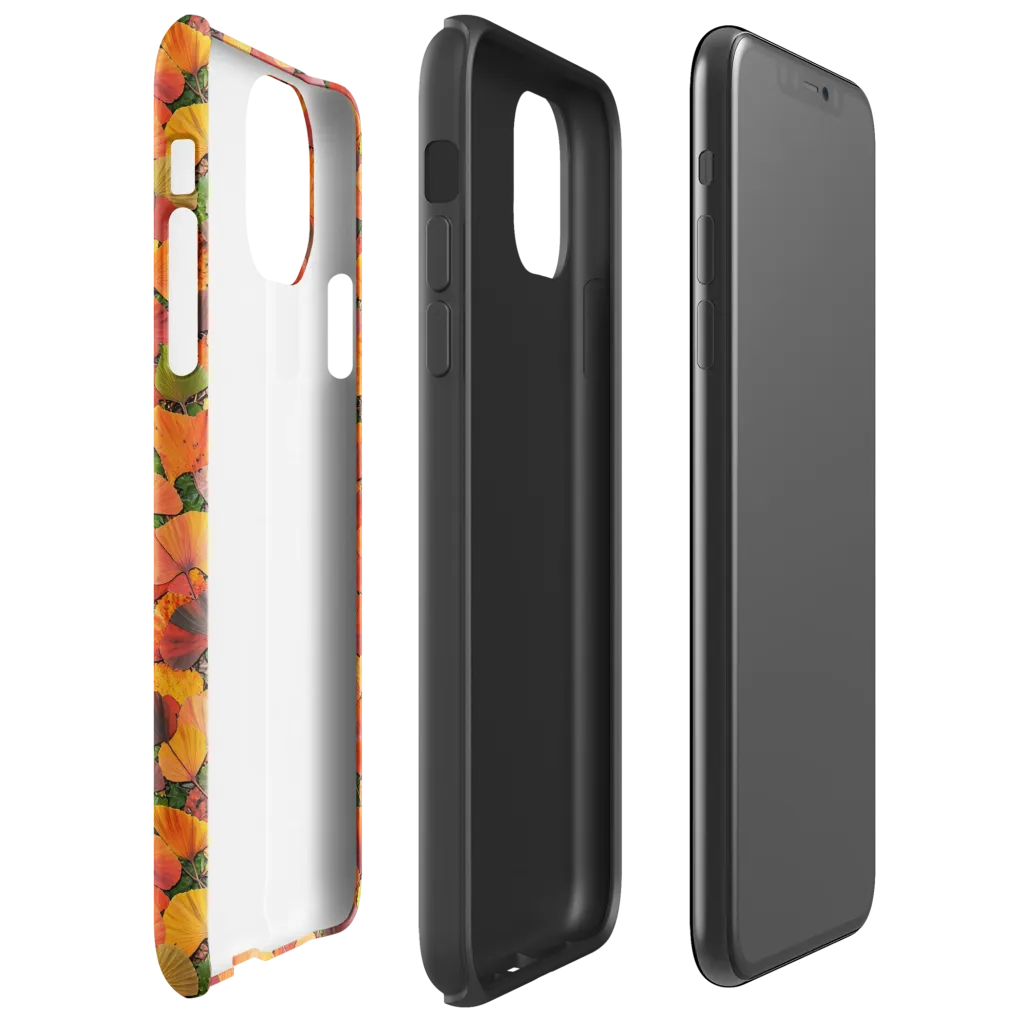Ginkgo Inferno on Tough Case for iPhone® — Right